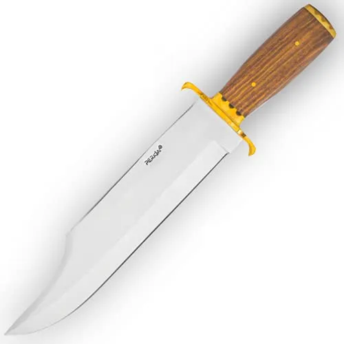 Perkin Coltello da caccia con guaina in pelle