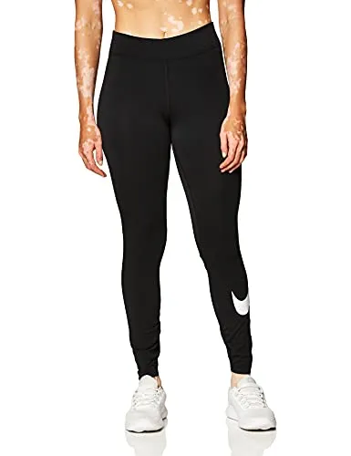Nike Essential Gx Mr Swoosh Tights Black/White M