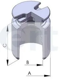 ERT 150274-C Pinza Freno e Accessori