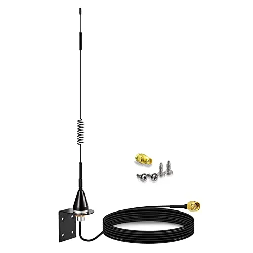 Antenna Gateway Lora Esterni 860-930MHz 2dBi RP-SMA Maschio Staffa Fissa Installazione a Parete per Modulo Hotspot Helium RAK Minatore Bobcat Nebra HNT LoRaWAN SyncroBit Gateway