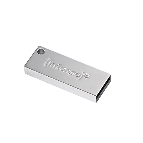 Intenso Premium Line - Chiavetta USB 128 GB - Memoria USB 3.2 Gen 1x1, fino a 100MB/s, Argento