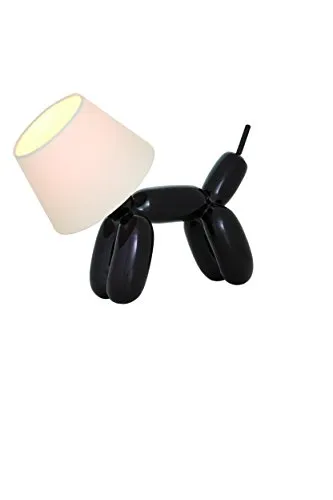 Sompex SLV SO-79002 - Lampada da tavolo Doggy, colore: Nero/Cromo