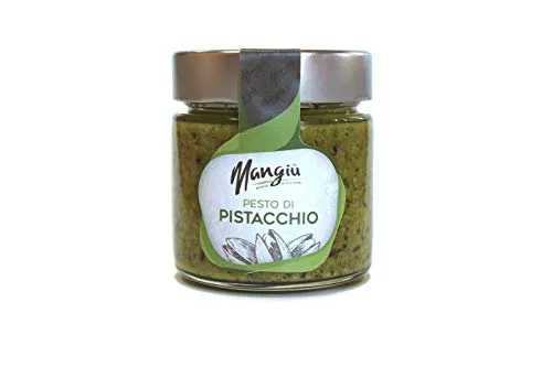 MANGIU' BONTA' SICILIANE - PESTO DI PISTACCHIO DI SICILIA VASO gr. 190