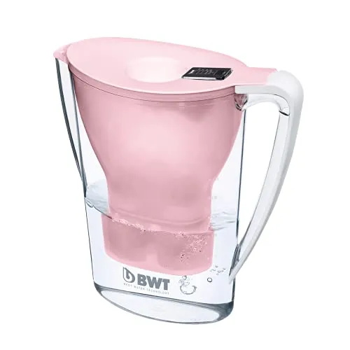 BWT Penguin Caraffa, Rosa, 1 Cartuccia filtrante Inclusa