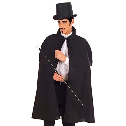 Widmann - Costume da investigatore, mantello con tippet, spia, mantello, festa motto, carnevale