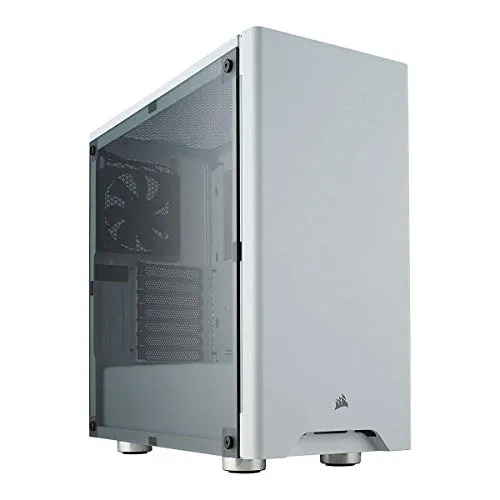 Corsair Carbide Series 275R Case Mid-Tower Gaming, Pannello Acrilico laterale con finestra integrale, Design esterno pulito e minimalista, Layout interno pensato per gli assemblatori, Bianco