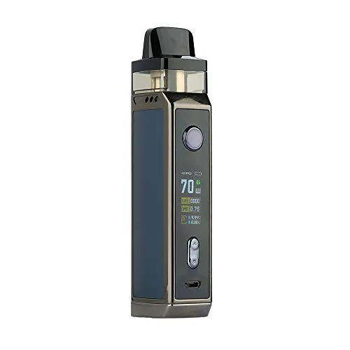 Sigarette elettroniche VOOPOO VINCI X 70W Pod Kit con singola batteria esterna 18650 non inclusa, capacità 5,5 ml senza liquido né nicotina (Spazio grigio)