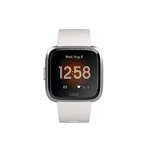 Fitbit Versa Lite, Smartwatch per Benessere e Forma Fisica, Bianco