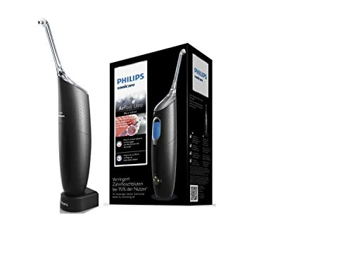 Philips Sonicare HX8431/03 AirFloss Ultra Sistema di Pulizia interdentale, Nero