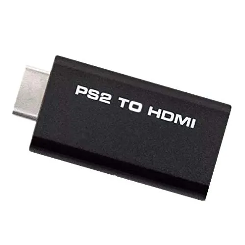 Goldoars PS2 a HDMI Convertitore Adattatore audio video Sony Playstation 2 a HDMI, con Uscita Audio da 3,5 mm,per HDTV o monitor HDMI compatibile,per tutti i modi PS2