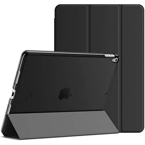 JETech Custodia Compatibile iPad Air 10,5 (2019) e iPad Pro 10,5 (2017), Cover con Funzione di Supporto, Auto Svegliati/Sonno (Nero)