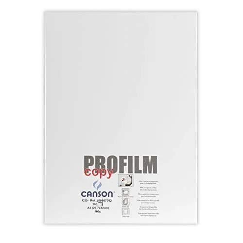 CANSON - LUCIDI C50 A3 100FG PROFILMCOPY FOTOCOPIE B/N S/RET