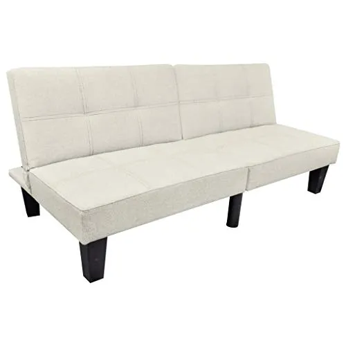 vidaXL Divano Letto Design Moderno Regolabile Salotto Sofa Soggiorno Beige