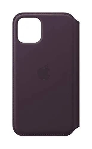 Apple Custodia folio in pelle (per iPhone 11 Pro) - Melanzana