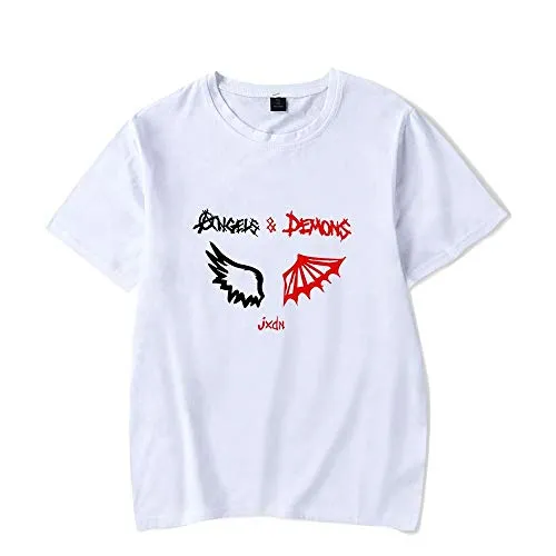 WAWNI 2020 Jaden Hossler T-Shirt Personalizzata O-Collo Uomo T-Shirt Donna Manica Corta T-shirt Harajuku Casual Unisex Jxdn Vestiti bianco L