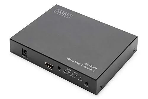 DIGITUS 4K HDMI VIDEO WALL CONTROL. 2X2PERP SUPPORT 4K 60HZ (4:4:4)