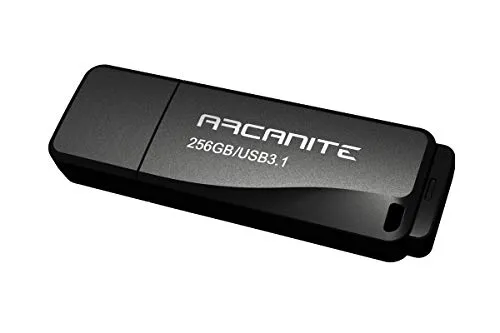 ARCANITE, 256 GB chiavetta USB 3.1, USB Memoria Flash Drive, Velocità di lettura fino a 400 MB/s