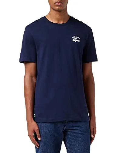 Lacoste Th9665 T-Shirt, Marina, M Uomo