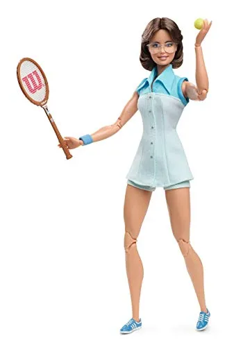 Barbie-​ Inspiring Women, Billie Jean King Bambola da Collezione, Giocattolo per Bambini 6+ Anni, GHT85
