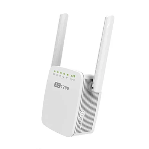 Ripetitore di amplificazione e ampliamento del Segnale Extender-WiFi della Gamma Wi-Fi Dual Band Ac1200, antenne Esterne Enhancer Wireless 2