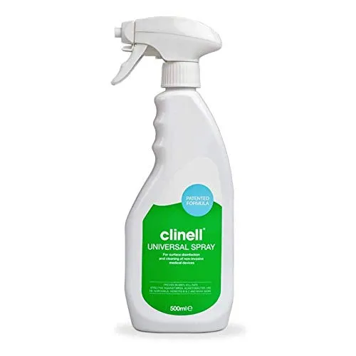 Clinell Z6CDS500 Pulizia universale e spruzzatura disinfettante, Volume da 500 ml