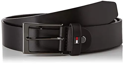 Tommy Hilfiger Layton Adjustable 3.5 Cintura, Nero (Black Bds), (Taglia Produttore: 105) Uomo