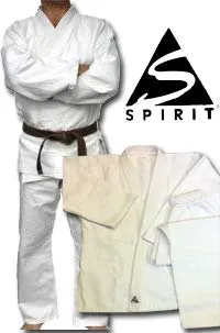 Spirit, uniforme da allenamento di judo, 550 g, 100% cotone, white