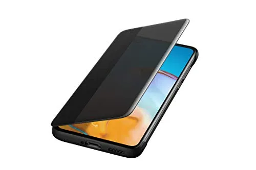 Huawei P40 Smart View Flip Custodia Cellulare, Accessorio Originale, Nero