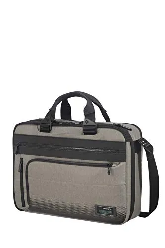 Samsonite Cityvibe 2.0-3 Way Borsa porta PC espandibile, 41 cm, 19 L, Grigio (Ash Grey)