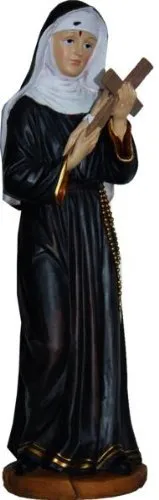 Heiligenfiguren, Santo Rita, Altezza 20cm, Handbemalen