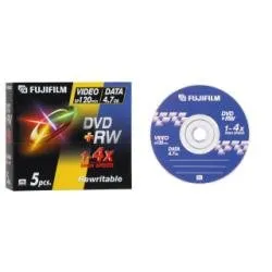 Fujifilm Dvd+rw 4.7GB - Confezione da 5
