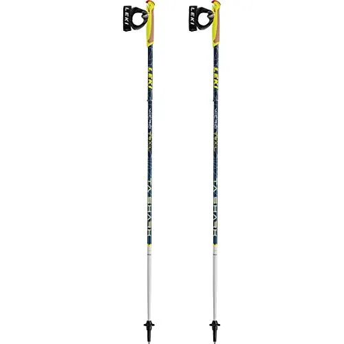 Leki Bastoncini Trail Running Micro Trail Ta, dunkelblaumetallic-Neongelb, 120cm