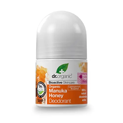 Dr. Organic Manuka Honey Deodorante Roll On, 50ml
