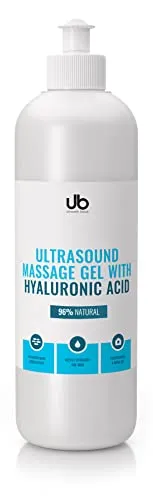 UB - Gel massaggiante per ultrasuoni con acido ialuronico, naturale