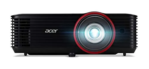 Acer Nitro G550 Proiettore Gaming con Risoluzione 1080P, Contrasto 10.000:1, Luminosità 2.200 ANSI, Connessione VGA/MHL, HDMI, Durata della Lampada 3.500 h, Nvidia 3D, Speaker Integrato, Nero