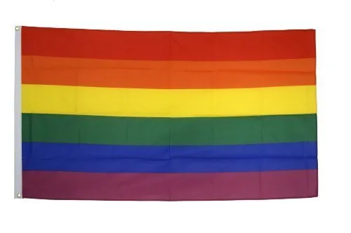AZ FLAG Bandiera Arcobaleno 250x150cm - Gran Bandiera Gay - Rainbow Flag 150 x 250 cm - Bandiere