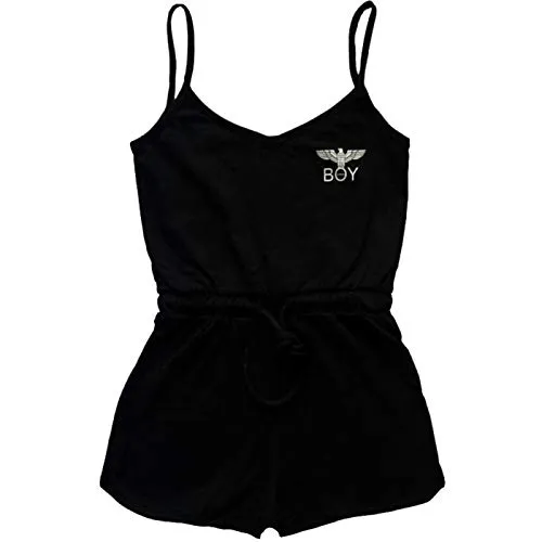 BOY LONDON Donna Tuta Short Nero MOD. D2248 S