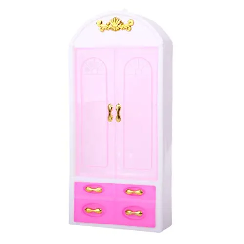 Armadio per bambole da principessa, accessori per bambole Barbie