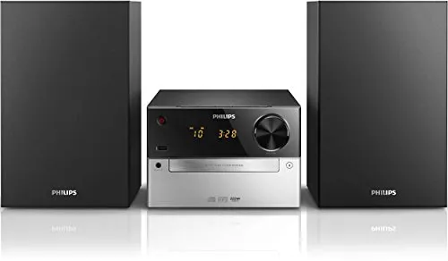 Philips MCM2300/12 Sistema Musicale Micro 15 W, FM, AC, Grigio, Vecchia Versione