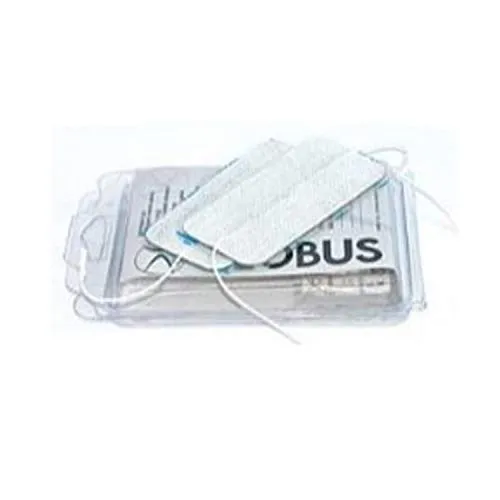 Globus G0448, elettrodi Myotrode Plus 2 entrate 50X100 (2 pz) Unisex Adulto, Bianco