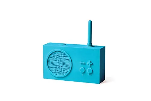 Lexon TYKHO 3 Radio FM + altoparlante Bluetooth, turchese