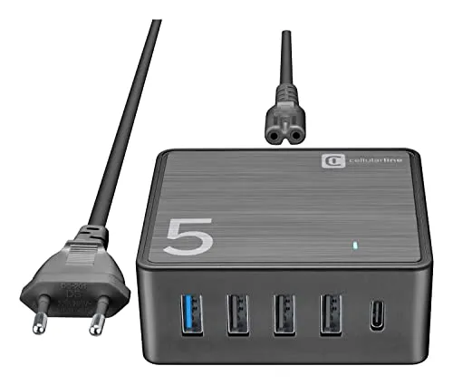 Desk Charger - USB-C Laptop, MacBook, iPhone, Samsung, Huawei, Xiaomi and other Smartphones and Tablets