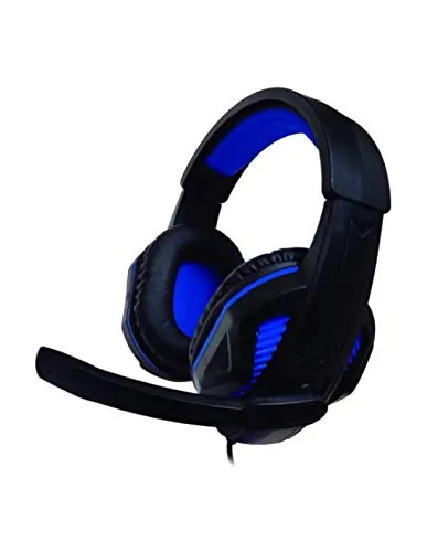 Auricolari con Microfono Gaming Ps4/xbox Nuwa ST10 Nero Azzurro