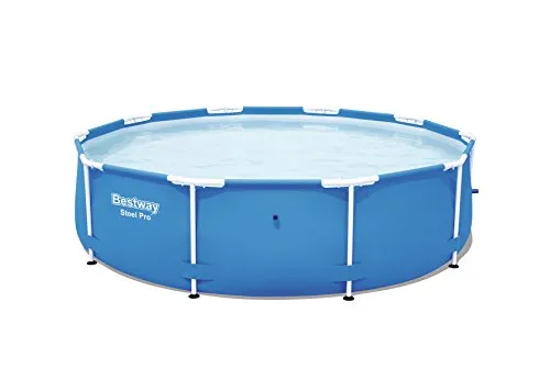 Steel Pro Piscina Cm 305X76, cap. 4678 Lt, Predisposta per Pompa Filtro