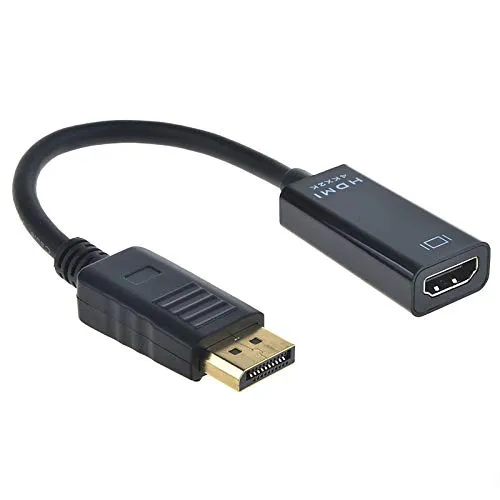 CY - Adattatore per cavo da DisplayPort a HDMI 4K 2K DP a adattatore HDMI maschio a femmina per monitor PC desktop