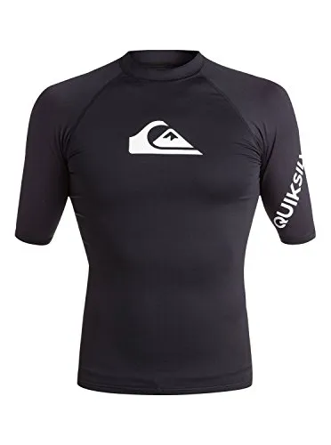 Quiksilver All Time-UPF 50, Lycra Uomo, Black, S