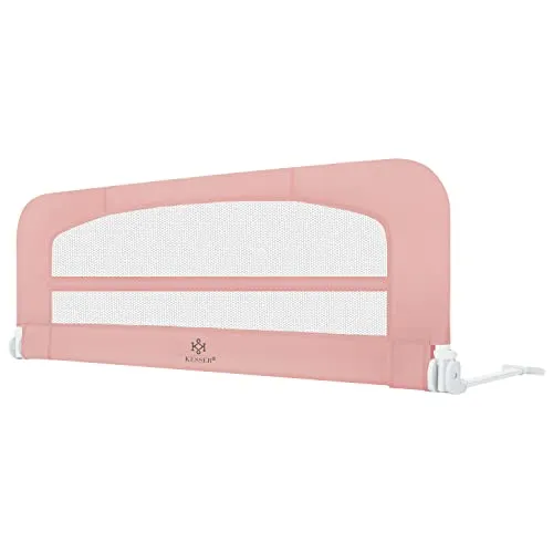 KESSER® Sponda da letto Protezione per letto Sponda da letto bambini Sponda da culla Barriera letto per bambini, rosa, 200cm