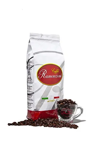 CAFFE' RAMENZONI DECAFFEINATO IN GRANI CONFEZIONE IN BUSTA GR. 500