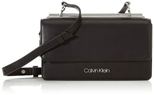 Calvin Klein Advanced Ew Crossbody - Borse a tracolla Donna, Nero (Black), 1x1x1 cm (W x H L)
