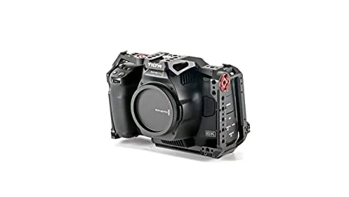 (Black) TILTA TA-T11-FCC-B Camera Full Cage Per BMPCC 6K Pro Blackmagic Pocket Cinema Camera 6K Pro Tiltaing Rig
